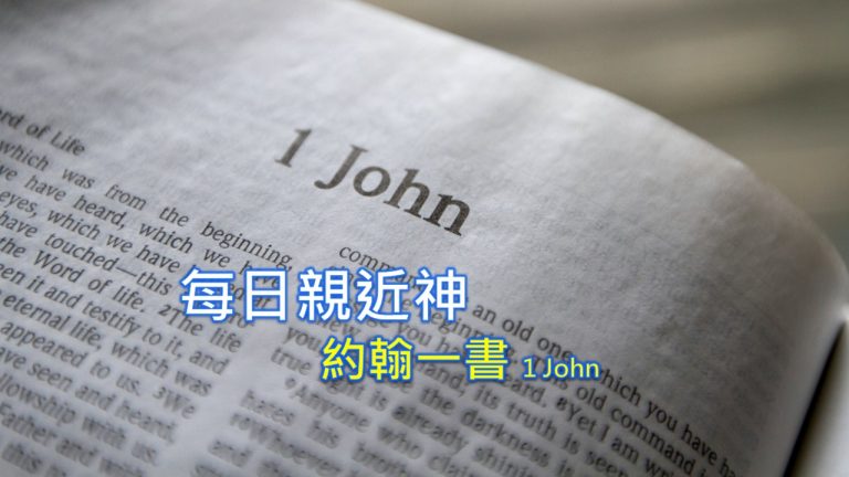 Read more about the article 每日親近神 2022/11/15 約翰一書 第21天