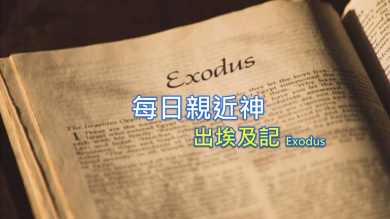 Read more about the article 每日親近神 2023/07/20 出埃及記 第53天